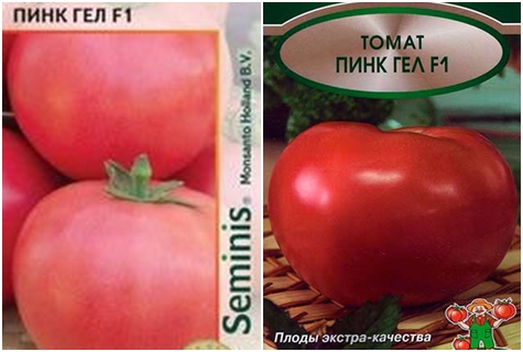 semillas de tomate gel rosa