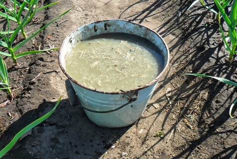 bucket of liquid