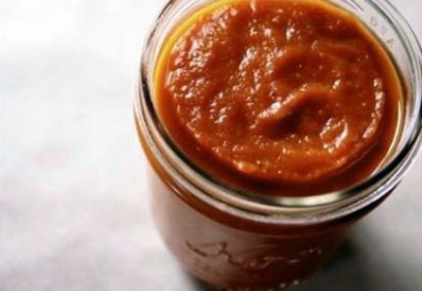 aparición de salsa de tomate con manzanas