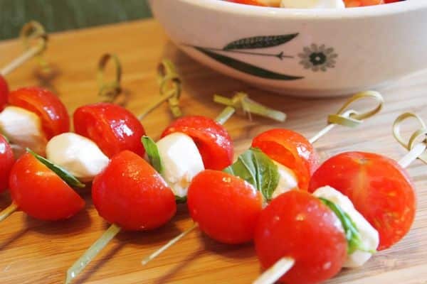 Canapés aux tomates