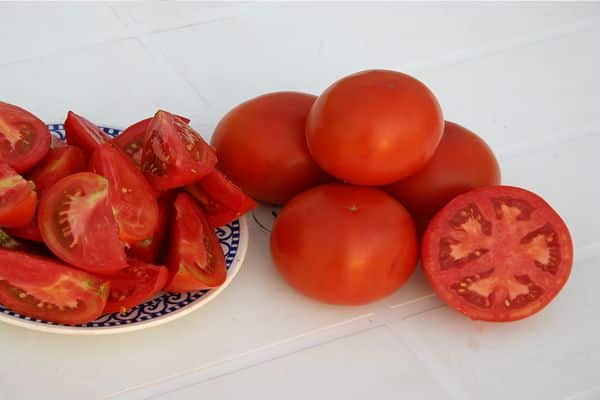 potongan tomato