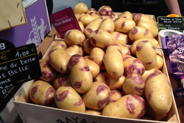 drying potatoes