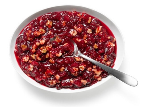 lingonberries and nuts