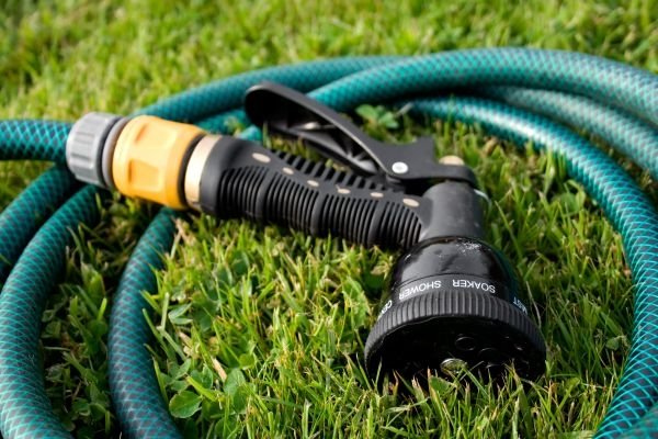 hose for watering the grass