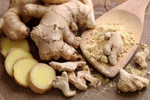 dried ginger root