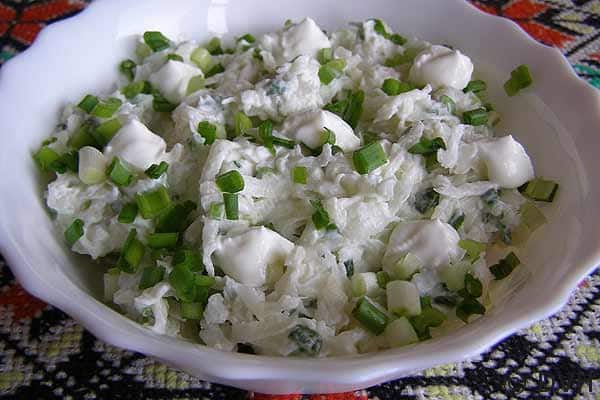 ensalada de rábano