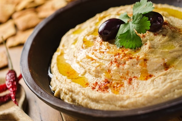 puré de hummus