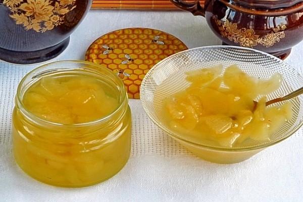 confiture à la poire et au melon