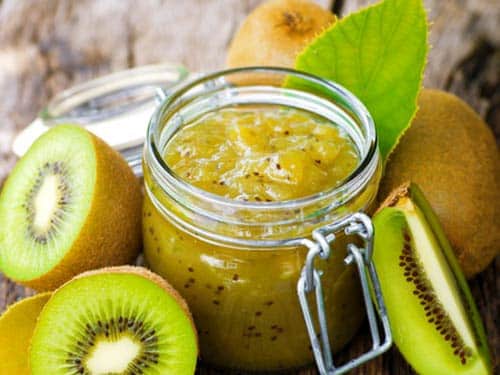 Confiture de kiwi et poire