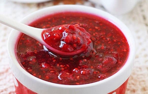 confiture de framboise