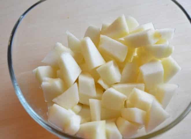 cubes de melon