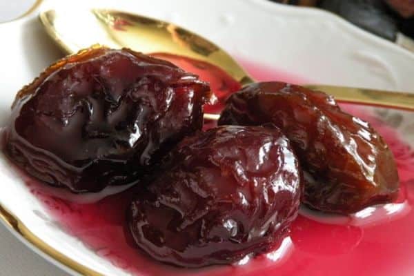 prunes enrobées de sucre