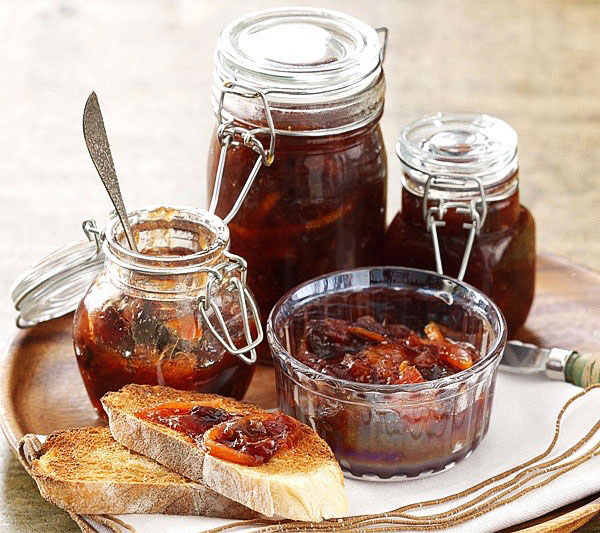 Confiture de banane et rhubarbe