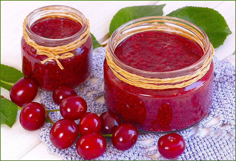 confiture dans un pot