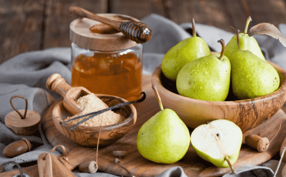 pears and honey