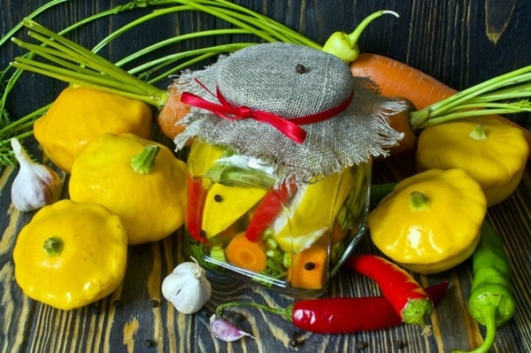 calabaza en escabeche con pimienta