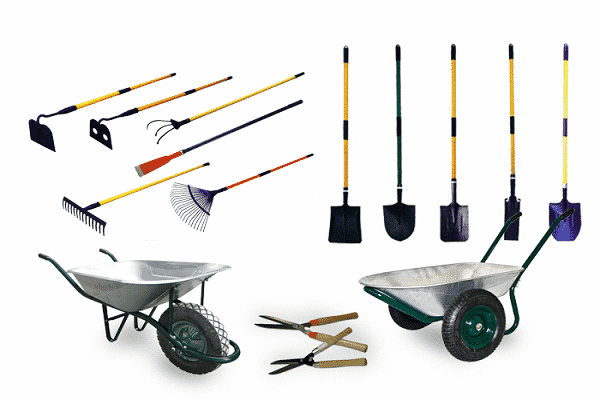 materiales de jardinería