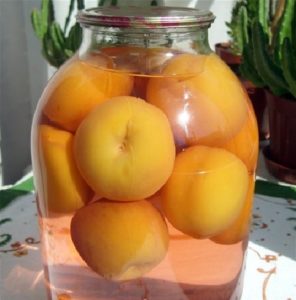 Recipes for making peach compotes without sterilization for the winter