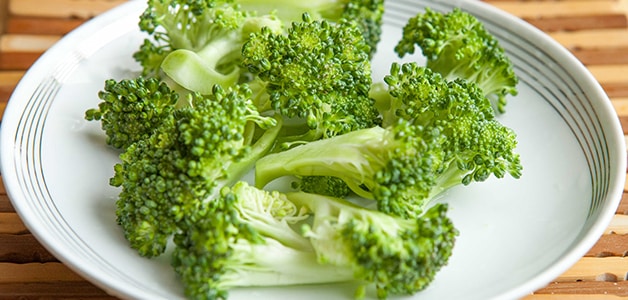 broccoli in a plate