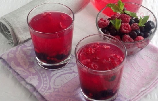 compote dans un verre