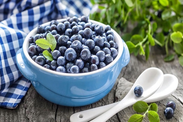 frozen blueberries