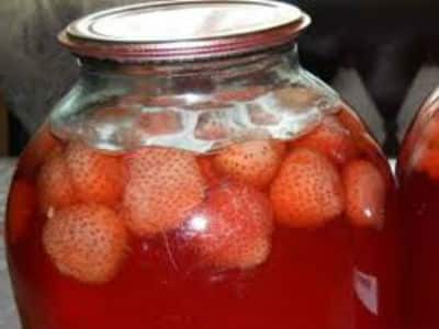 compote de fraises