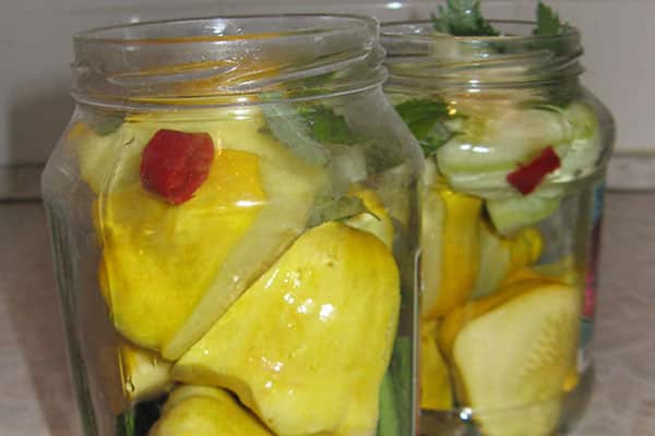 squash in a jar