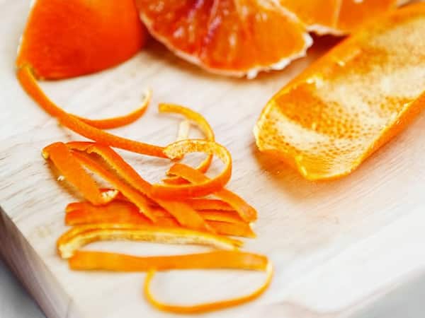 écorces d'orange