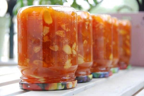 confiture aux pêches