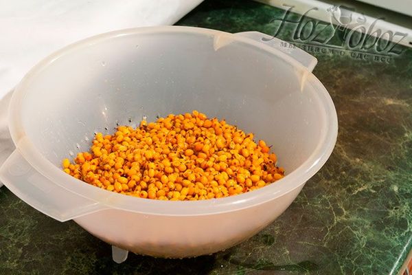 A simple recipe for making sea buckthorn jelly for the winter