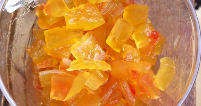 candied peels of watermelon