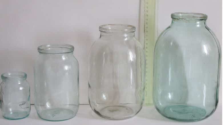 glass jars