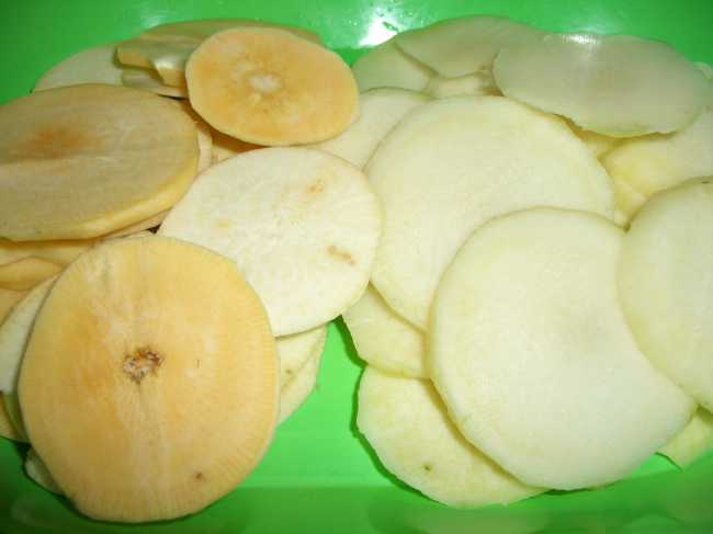 turnip drying