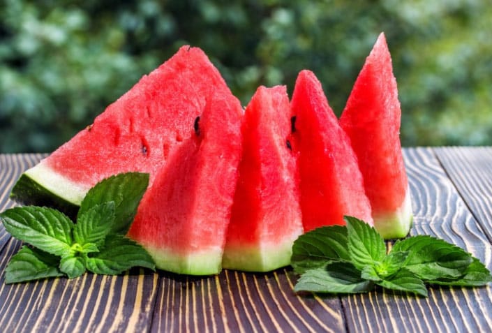 slices of watermelon