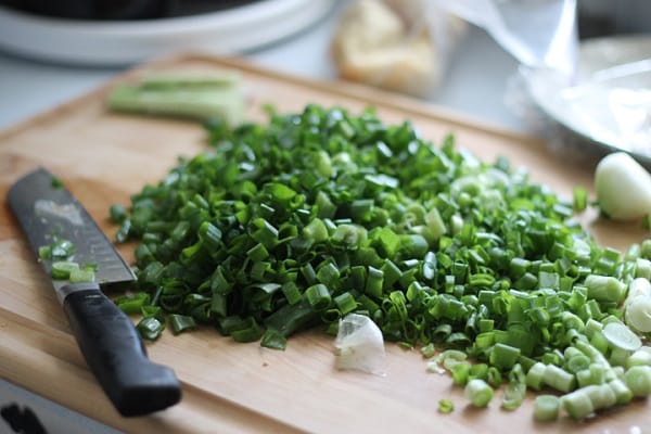 freezing green onions