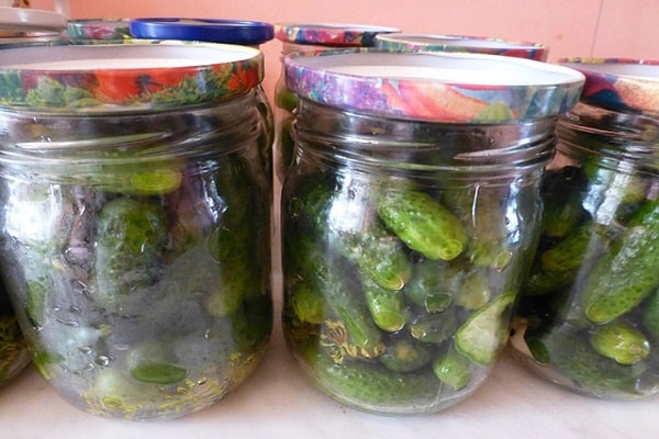 pickled gherkins