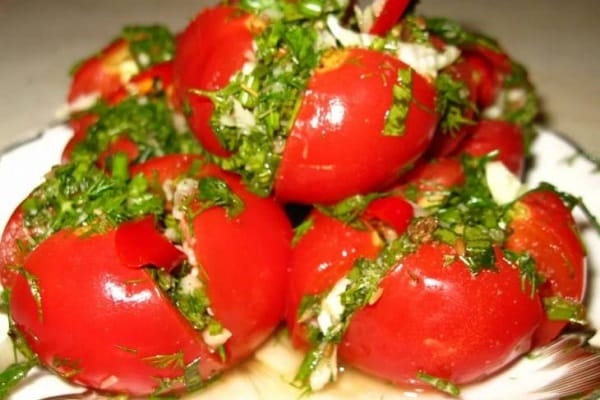 tomates en una bolsa