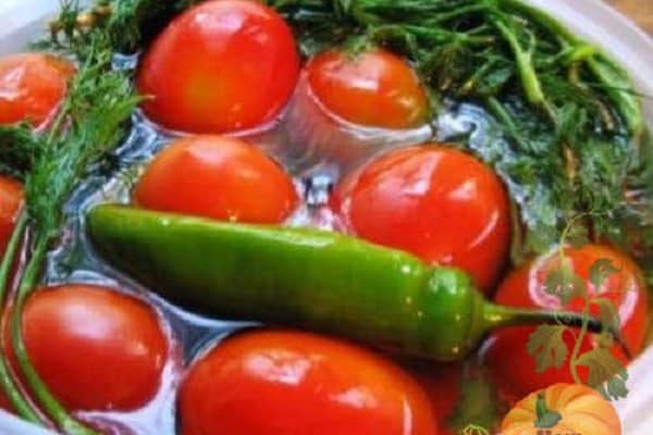 tomates en escabeche