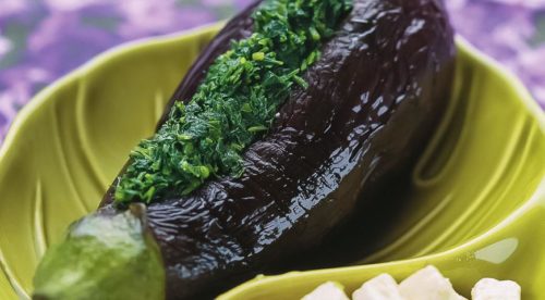 aubergine marinée