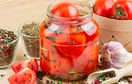 tomates con miel