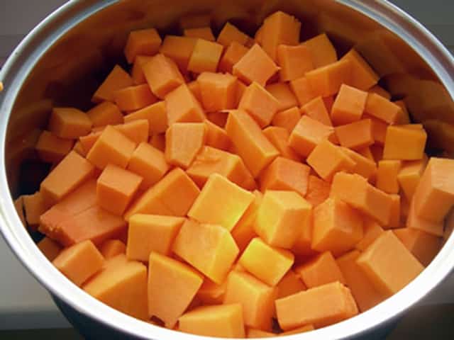 pumpkin cubes