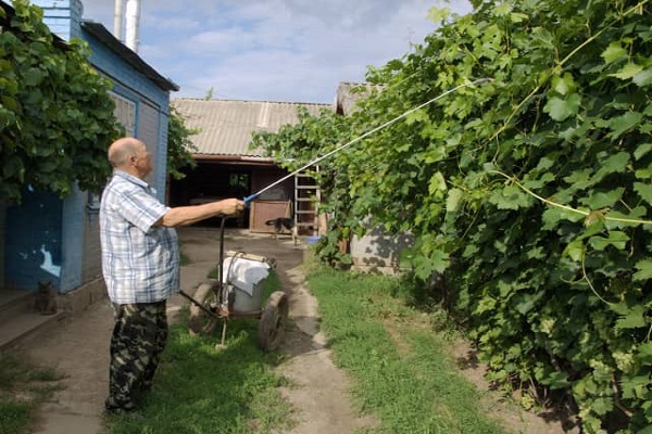 podél řady