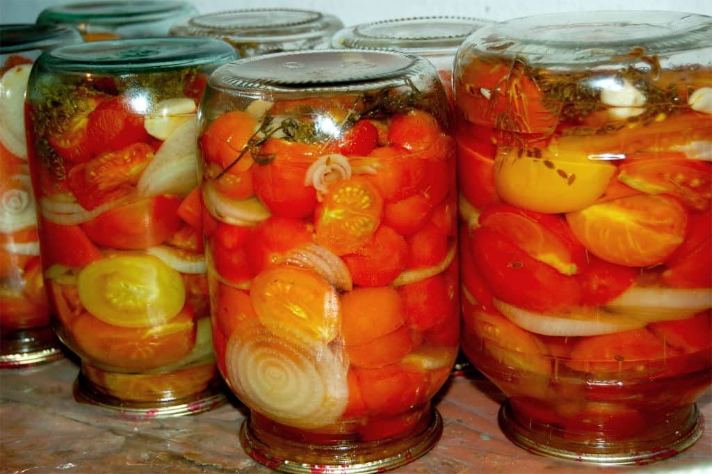 tomates con miel