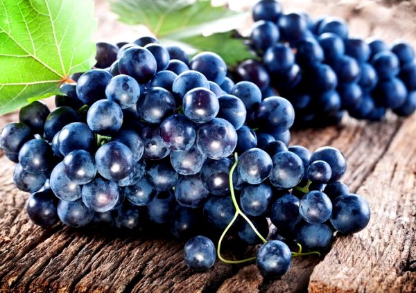 Black grapes