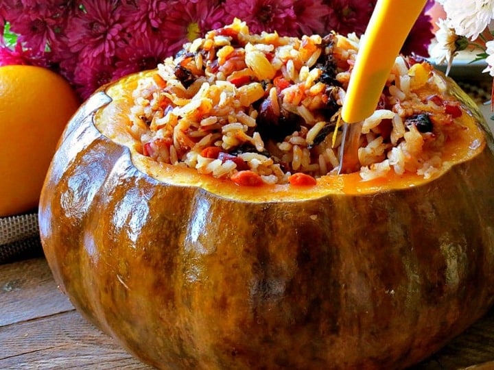 plato de calabaza