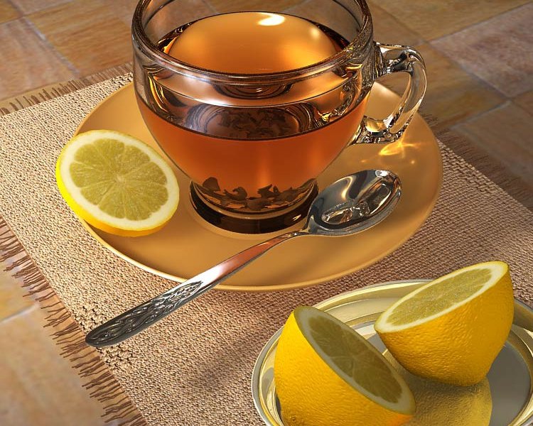 Tea with lemon