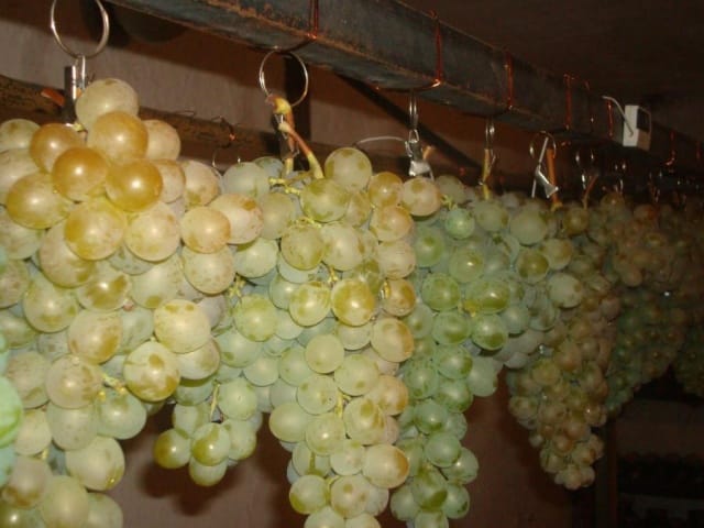 milagro de uvas blancas