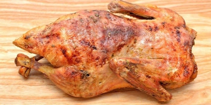 pato en el horno