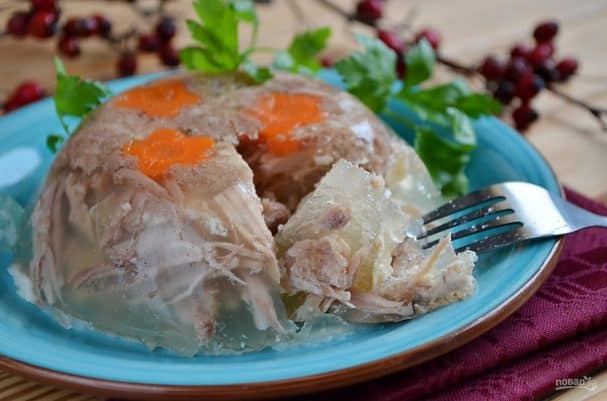 Aspic de ternera y cerdo