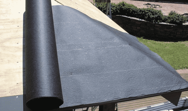 black roofing material